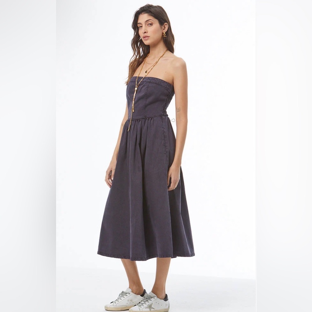 Young Fabulous & Broke Navy Donna Day Dress